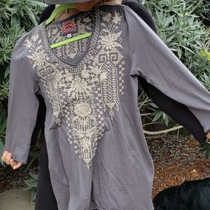 Johnny Was peasant shirt